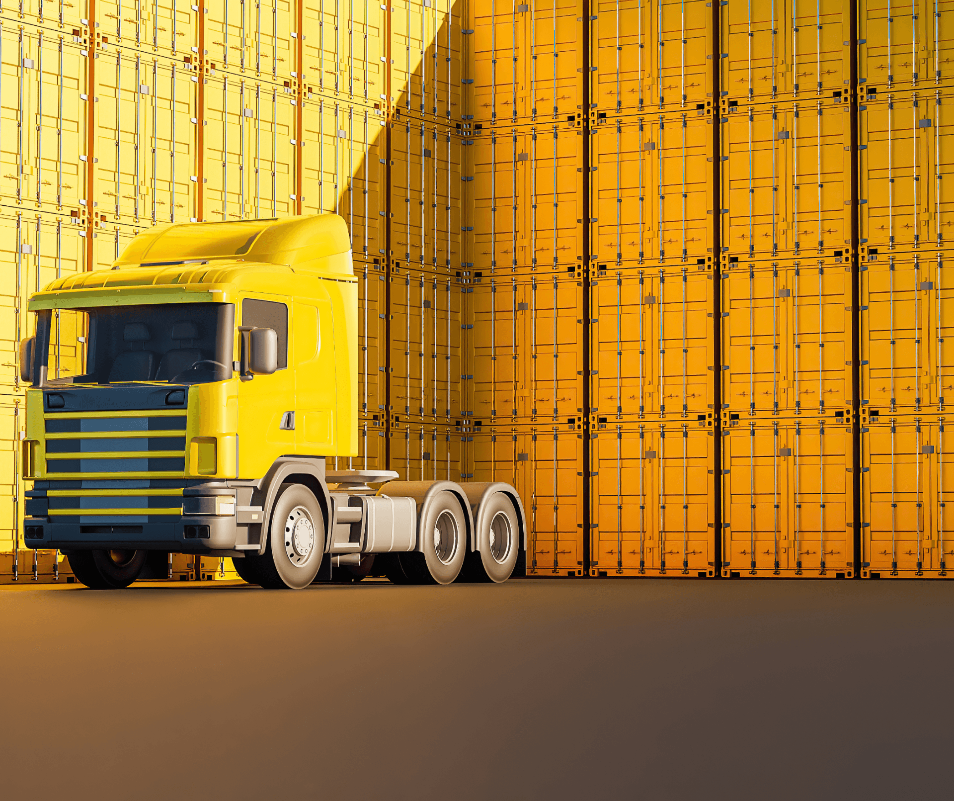 yellow truck bg